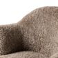 Four Hands Aurora Swivel Chair in Taupe Shearling, , large