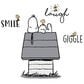 Lambs and Ivy Classic Snoopy with Woodstock and Dog House Wall Decals in Black and Gray, , large