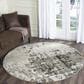 Safavieh Retro RET2139-7980 6" Round Light Grey and Grey Area Rug, , large