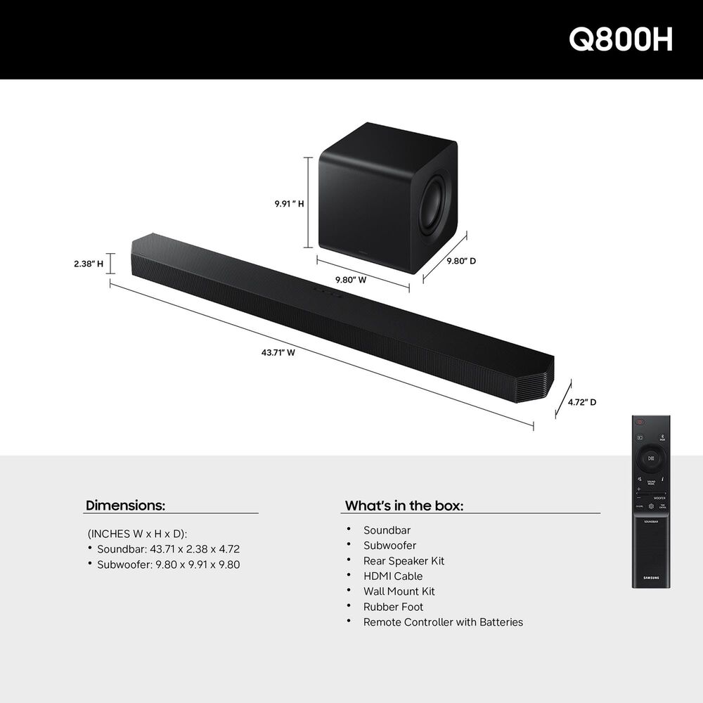 Samsung 65" Class S95H Series OLED 4K UHD Vision AI - Smart TV with Q-Series 5.1.2 Channel Soundbar System in Slate Black and Black, , large