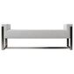 Bernhardt Stratum Upholstered Bench in Polished Nickel, , large