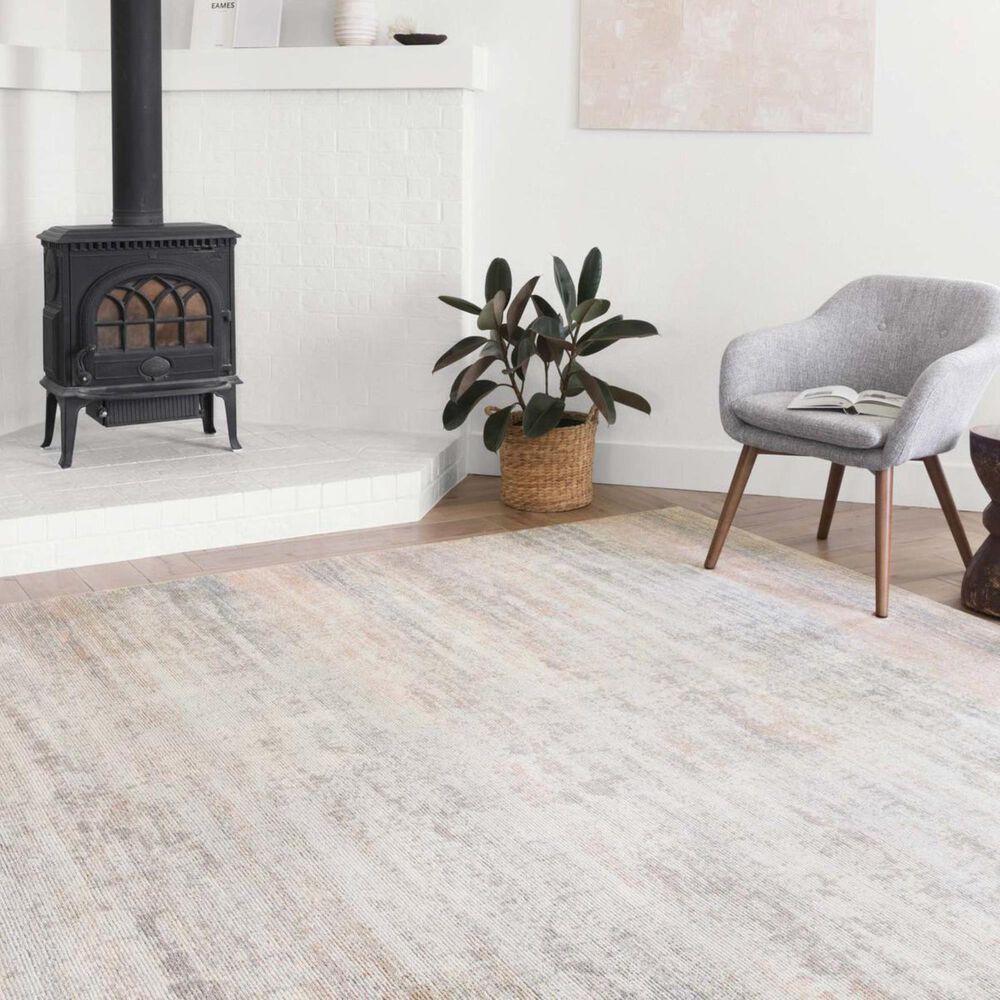 Loloi II Lucia LUC-05 4&#39; x 5&#39;7&quot; Mist Area Rug, , large