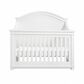 Appleseed Rowan 4-In-1 Archtop Convertible Crib in Pure White, , large