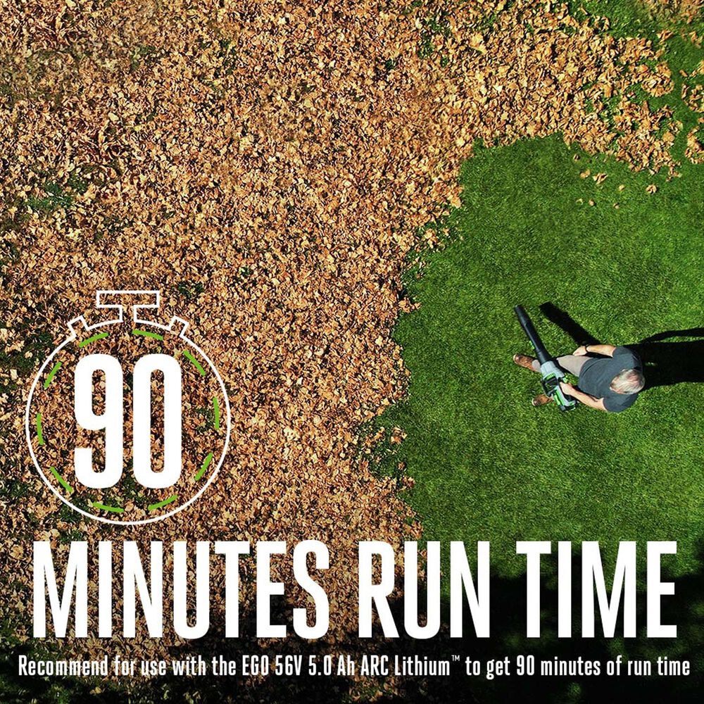 EGO POWER+ 56-volt 765-CFM 200-MPH Battery Handheld Leaf Blower 5 Ah (Battery and Charger Included), , large