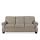 Superb Leather Leather Sofa in Juno Pebble, , large