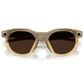 Oakley Sunglasses Meta HSTN Sunglasses with Transitions Brown Lenses in Light Curry, , large