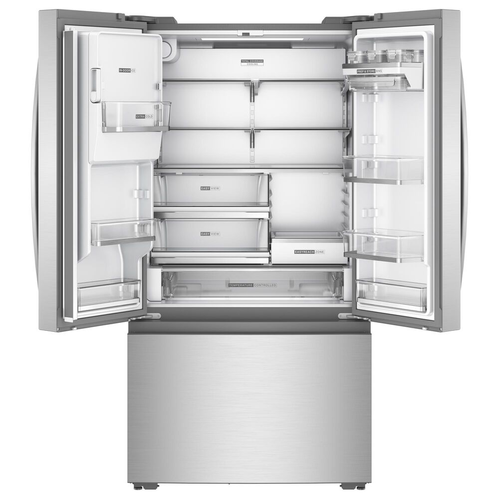 Whirlpool 23.4 Cu. Ft. 3-Door Depth French Door Refrigerator in Fingerprint Resistant Stainless Steel, , large