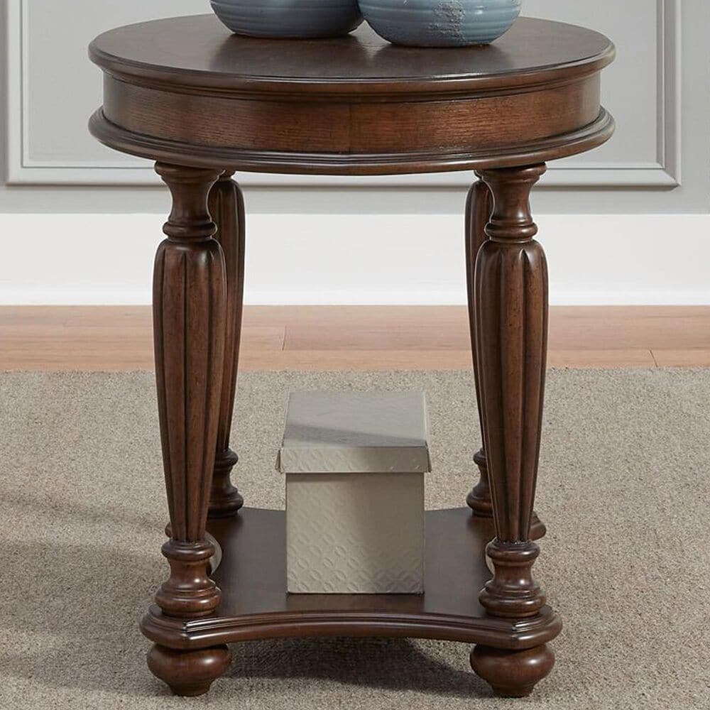 Belle Furnishings Allington End Table in Satin Sienna, , large