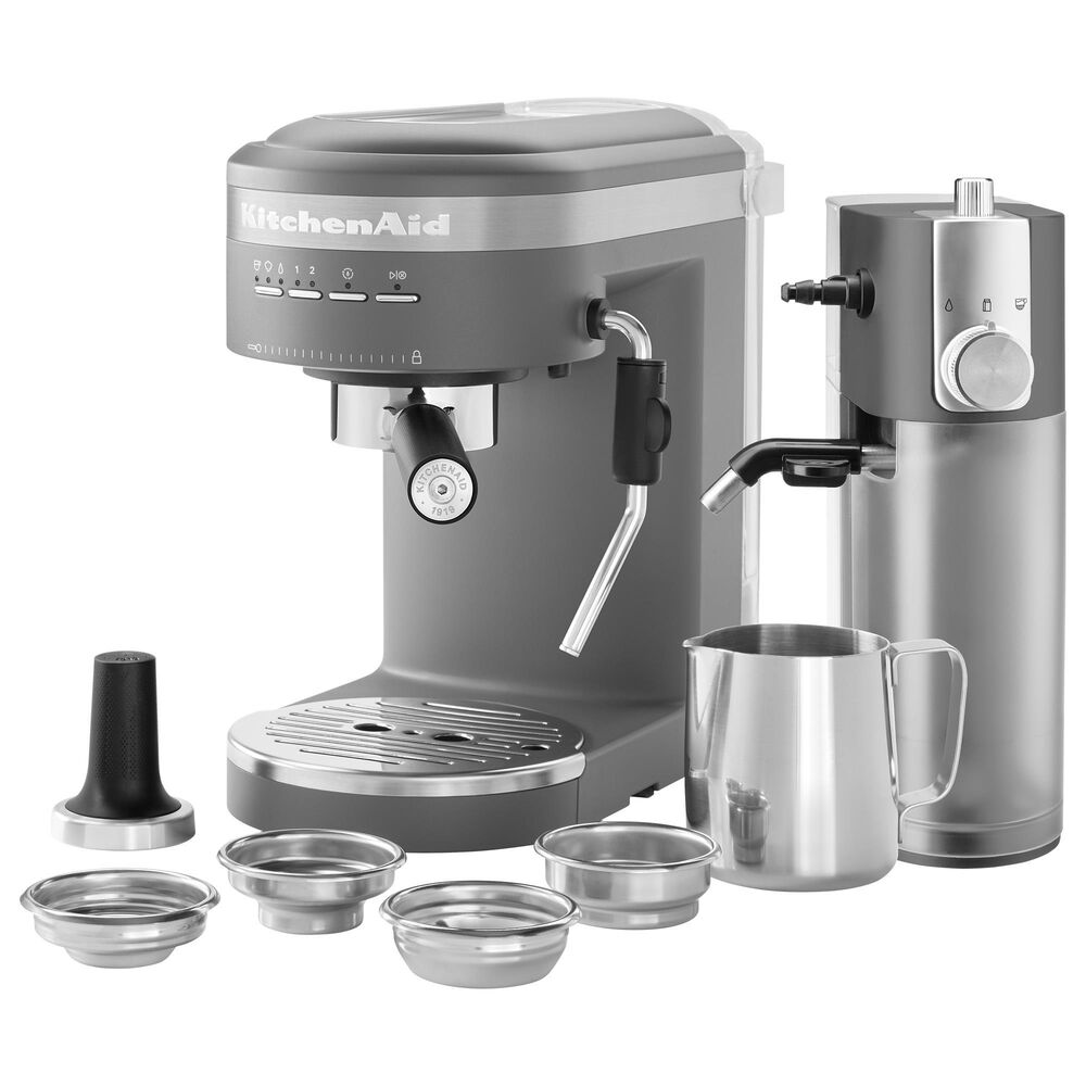 KitchenAid Milk Frother Attachment in Matte Charcoal Grey, , large