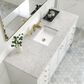 James Martin Vanities Chicago 60" Single Bathroom Vanity in Glossy White with 3 cm Eternal Jasmine Pearl Quartz Top, Rectangular Sink and FreePower Wireless Charger, , large