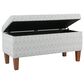 Kinfine Storage Bench in Honey Oak, , large