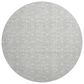 Dalyn Rug Company Soft Essentials Floral Silver 8" Round Indoor/Outdoor Area Rug, , large