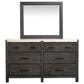 Nicolette Home Plum Creek 4 Piece Queen Panel Bedroom Set in Ravenwood Black, , large