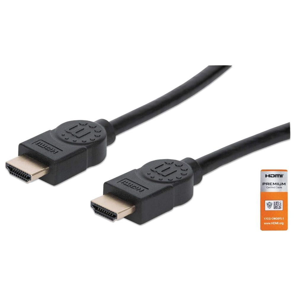 Manhattan 4K HDMI Cable with Ethernet in Black, , large