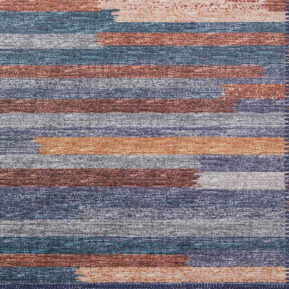 Dalyn Rug Company Sedona Striped 2&#39;3&quot; x 10&#39; Denim Indoor/Outdoor Performance Runner, , large