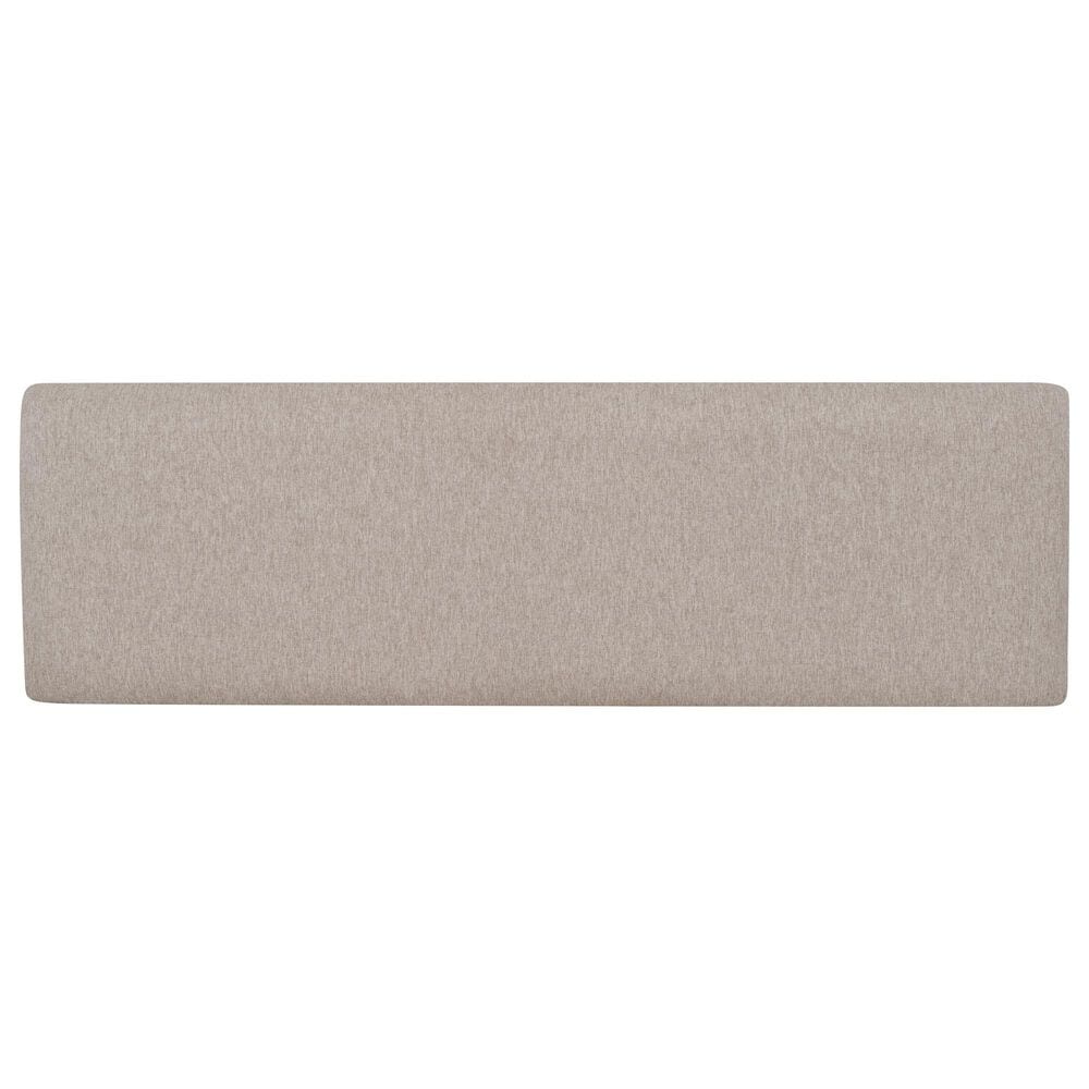 Linon Home Decor Jane Storage Bench with Light Grey Cushion in Vanilla White, , large