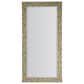 Hooker Furniture Surfrider Floor Mirror in Light Brown and Silver, , large