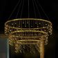 Golden Lighting Lucerna 3-Tier 1-Light LED Chandelier in Gold, , large