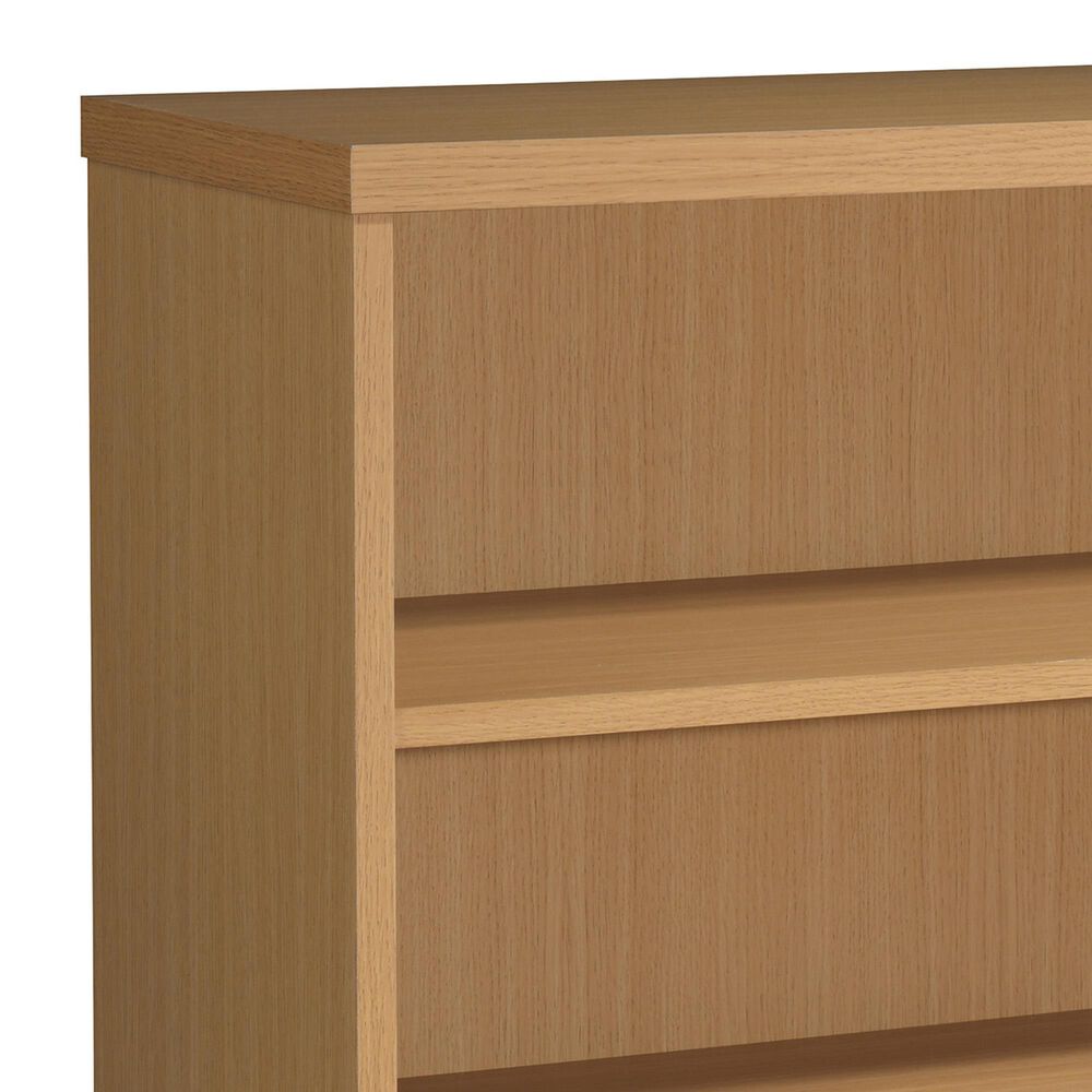 Valor Living Denmark 3-Shelf Bookcase in Natural, , large