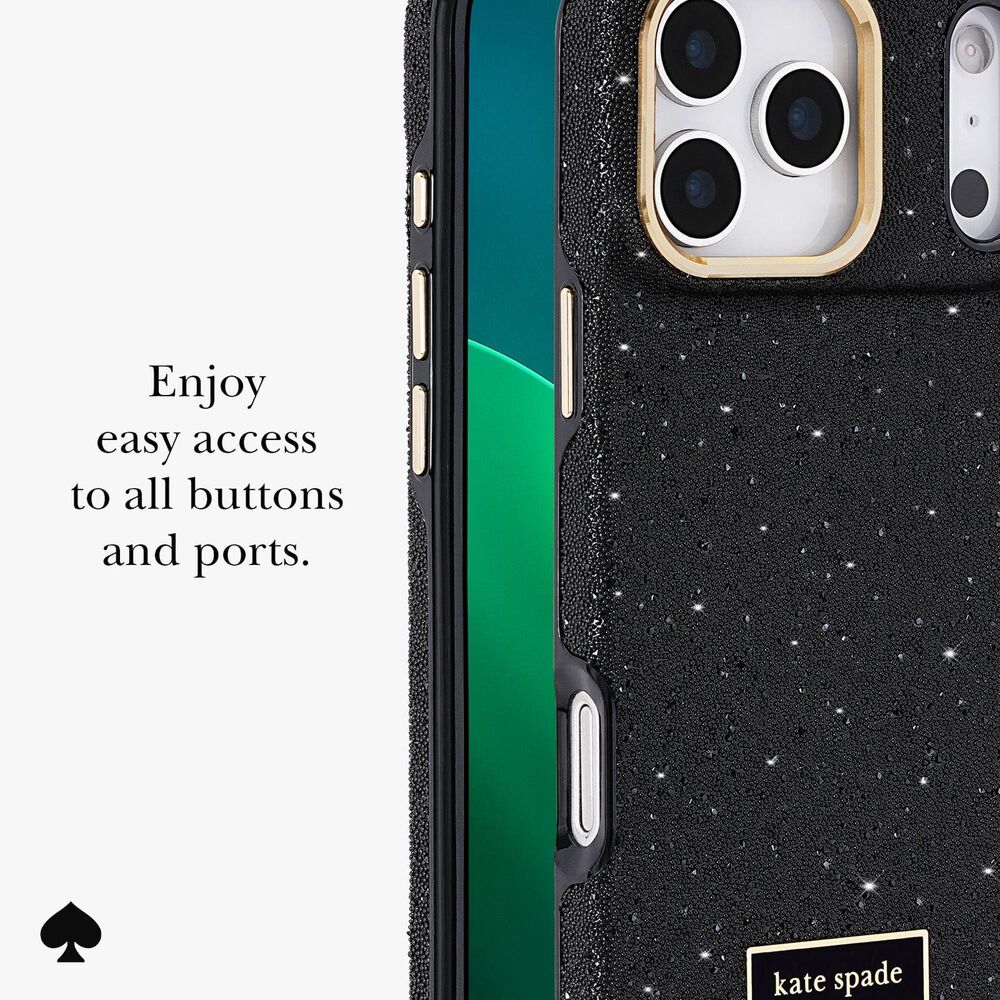 Kate Spade Crystal Pave MagSafe Case for Apple iPhone 17 Pro Max in Nightfall, , large