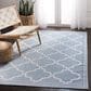Safavieh Bermuda BMU810M 5"3" x 7"6" Light Blue and Ivory Indoor/Outdoor Area Performance Rug, , large