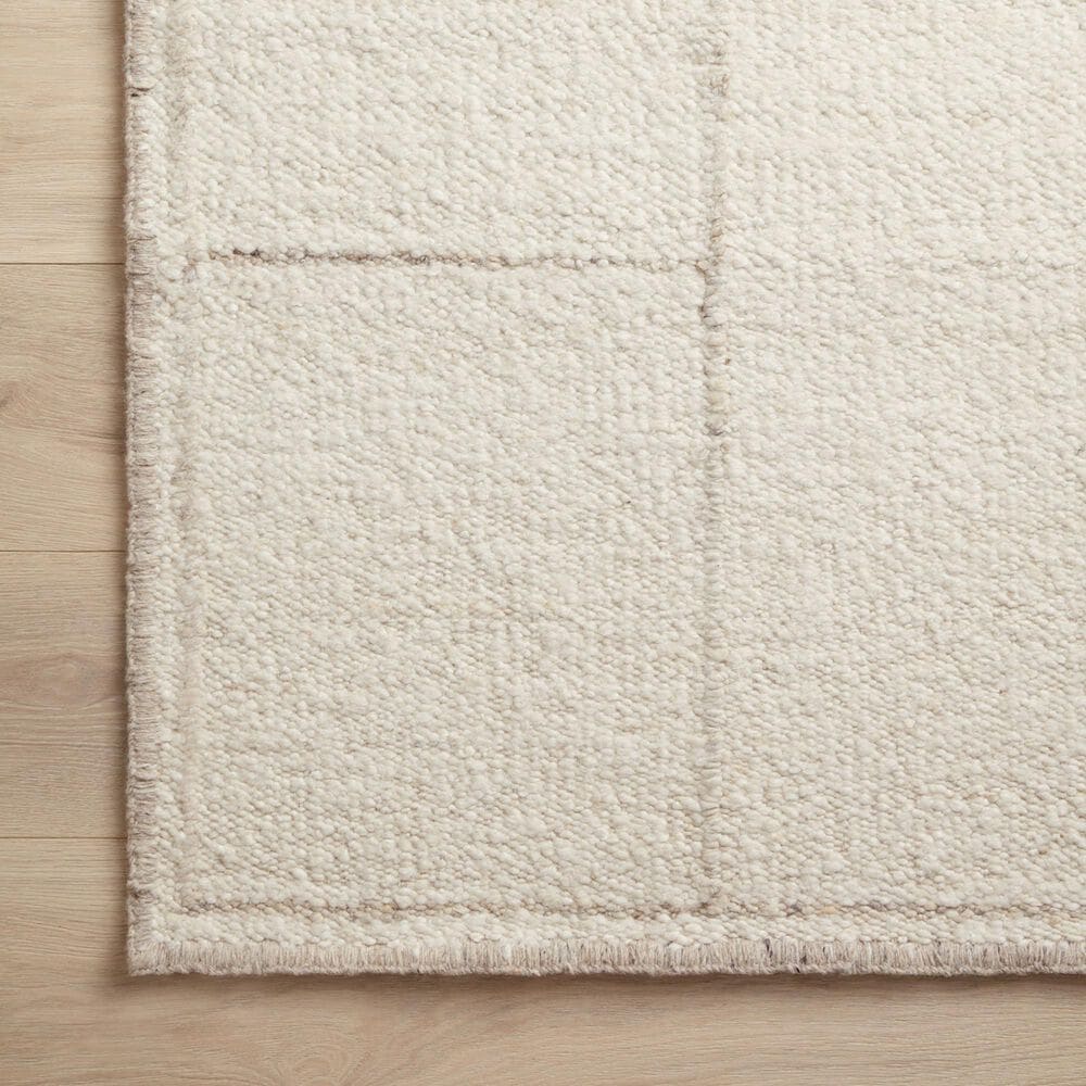 Loloi Wylder 4&#39; x 6&#39; Ivory and Stone Area Rug, , large