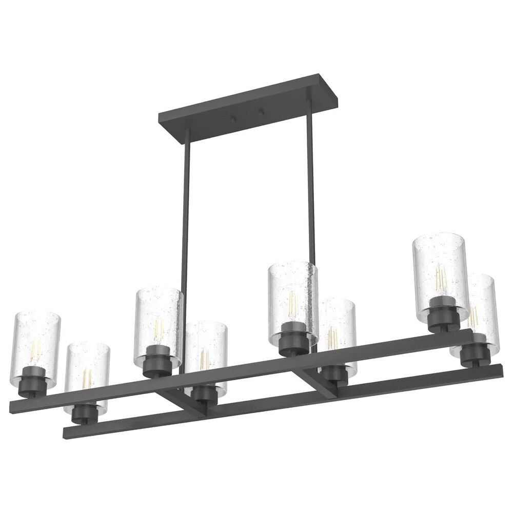 Hunter Hartland 8-Light Linear Chandelier in Noble Bronze, , large