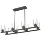 Hunter Hartland 8-Light Linear Chandelier in Noble Bronze, , large