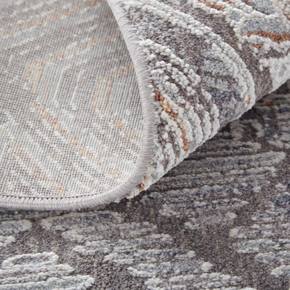 Feizy Francisco 4&#39; x 6&#39; Ivory and Gray Area Rug, , large