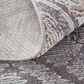 Feizy Francisco 4" x 6" Ivory and Gray Area Rug, , large