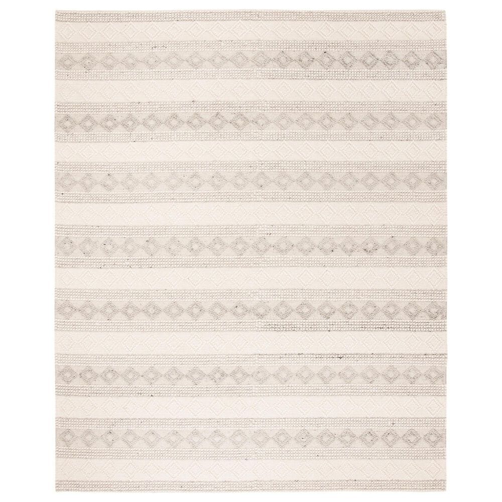 Safavieh Natura NAT750F 8" x 10" Grey and Ivory Area Rug, , large