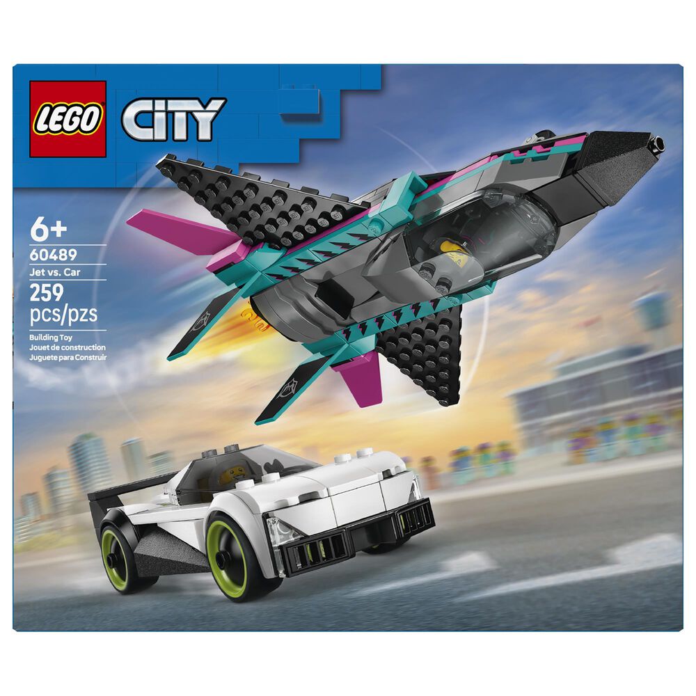 LEGO City Jet vs. Car Building Set, , large