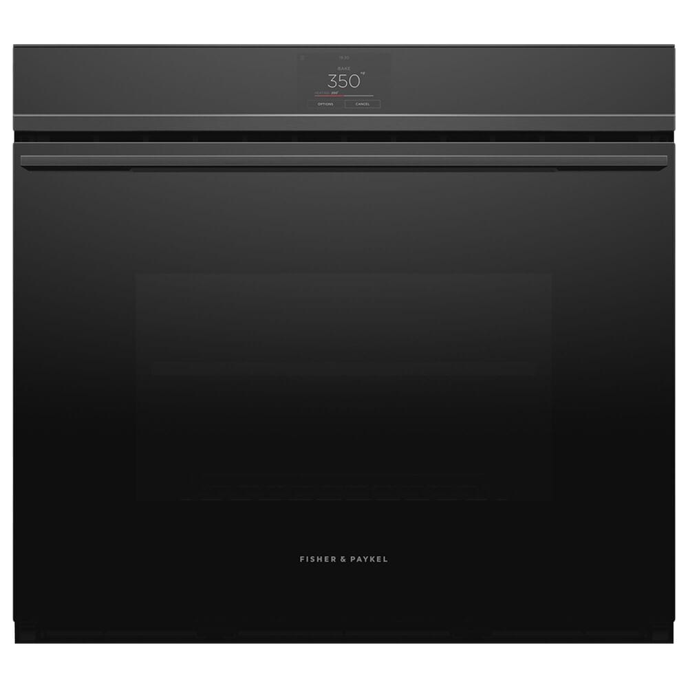 Fisher & Paykel 30" Electric Single Wall Oven with Electronic Touch Control in Black, , large