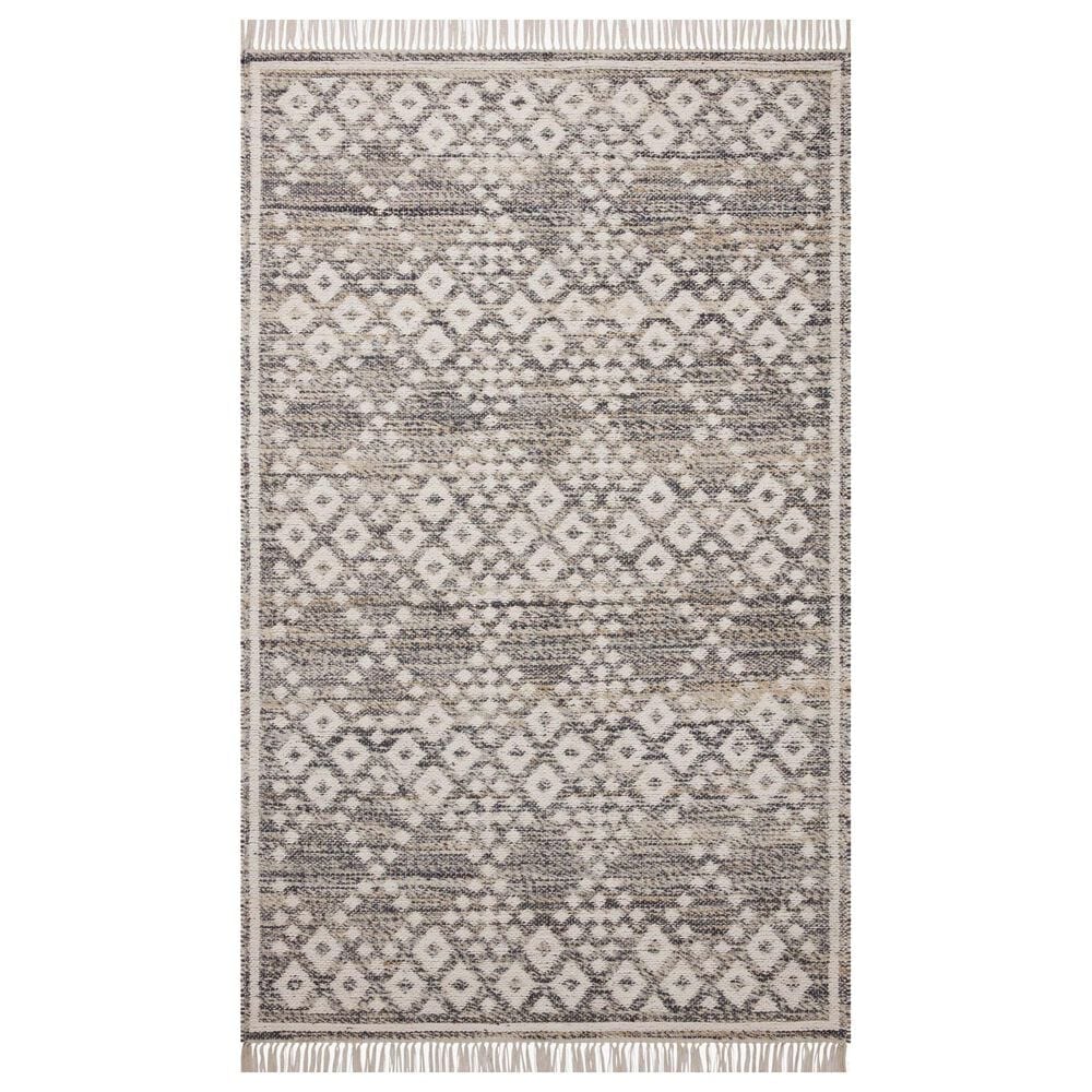 Angela Rose Rivers 3"6" x 5"6" Denim and Ivory Area Rug, , large