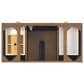 James Martin Vanities Myrrin 48" Vanity in Mid-Century Walnut with 3 cm White Zeus Quartz Top, , large