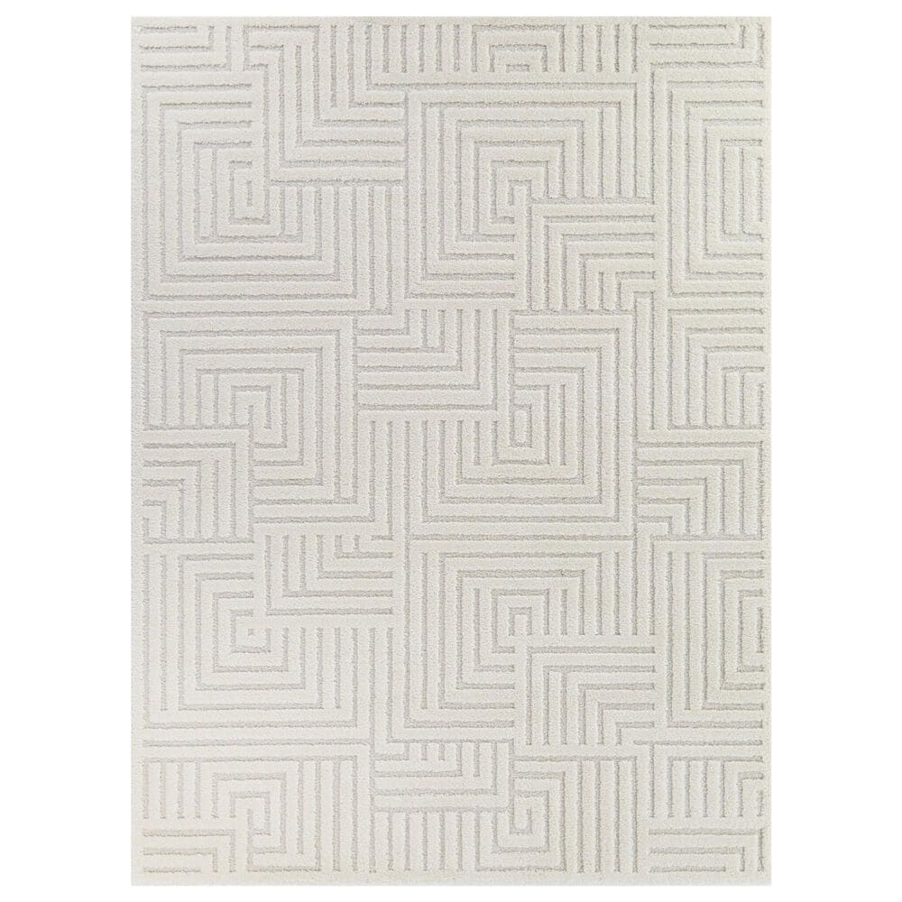 Balta Rugs Chandra 5"3" x 7" Cream Area Rug, , large