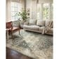 Loloi II Rosette ROS-09 5" x 7"6" Slate and Ivory Area Rug, , large