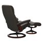 Stressless View Small Chair and Ottoman in Metal Grey, , large