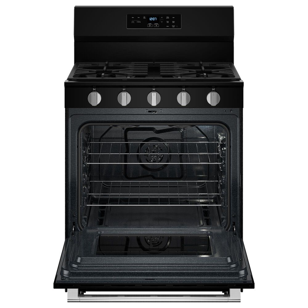 Maytag 5.0 Cu. Ft. Freestanding Gas Range with No Preheat Air Fry and Air Baking in Black, , large