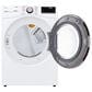 LG 7.4 Cu. Ft. Front Load Gas Dryer with TurboSteam in White, , large
