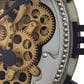 Yosemite Home Decor Gear Wall Clock in Gold, Silver and Black, , large