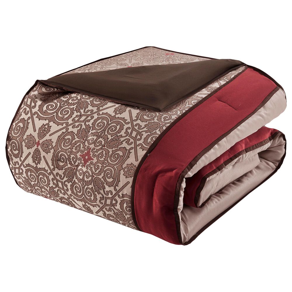 Hampton Park Delaney 24-Piece King Room in a Bag in Red, , large