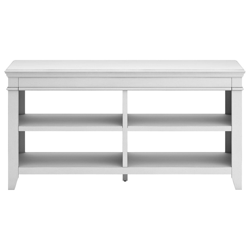 Ashley Kanwyn Credenza Desk in Distressed Whitewash, , large