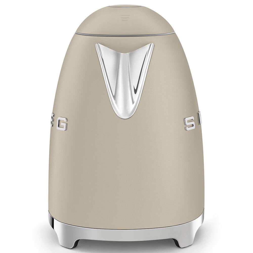 SMEG Retro Style 7-Cup Electric Kettle in Matte Moonlight and Polished Chrome, , large