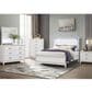 Global Furniture USA Lily 2-Drawer Nightstand in White and Glitter, , large