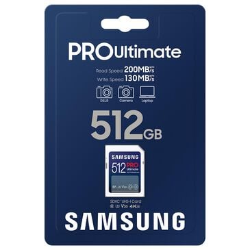 Samsung 512GB PRO Ultimate Full Size SDXC Memory Card, , large