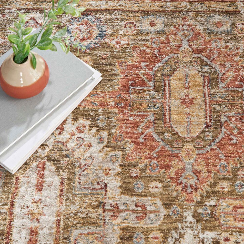 Nourison Sahar 7&#39;10&quot; x 10&#39;4&quot; Green Area Rug, , large