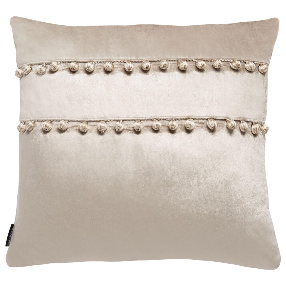 Safavieh Sazzle Pillow in Taupe, , large