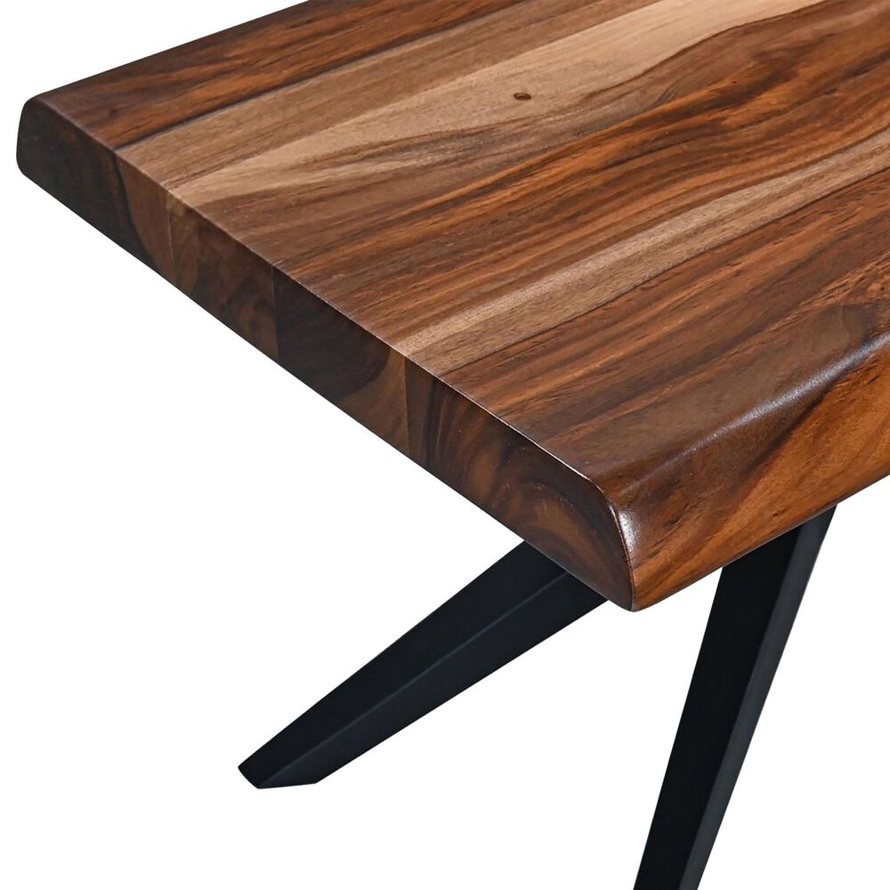 Home Trends &amp; Design Austin Loft Bench in Natural Sheesham, , large