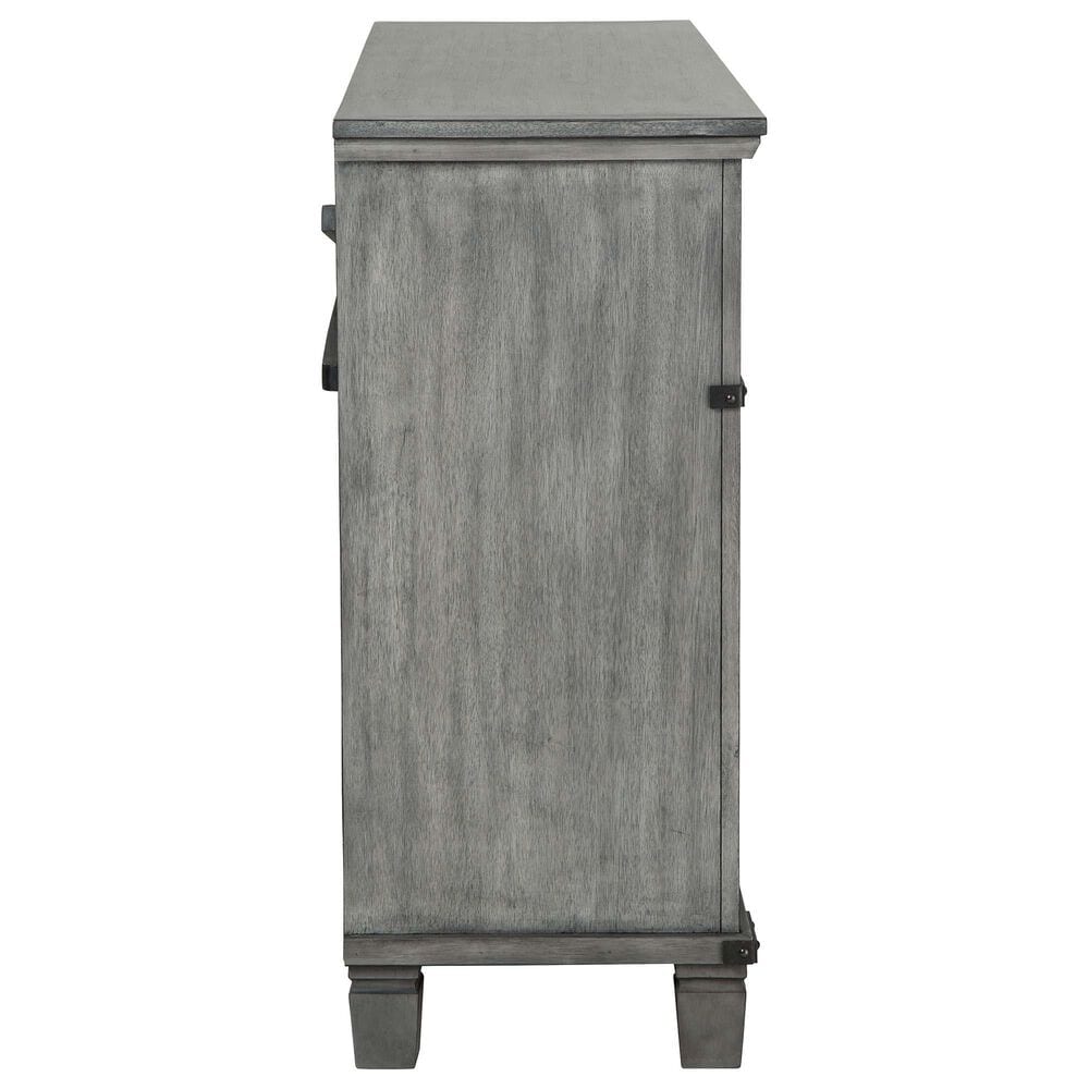 Ashley Russelyn 4 Piece King Bedroom Set in Gray, , large